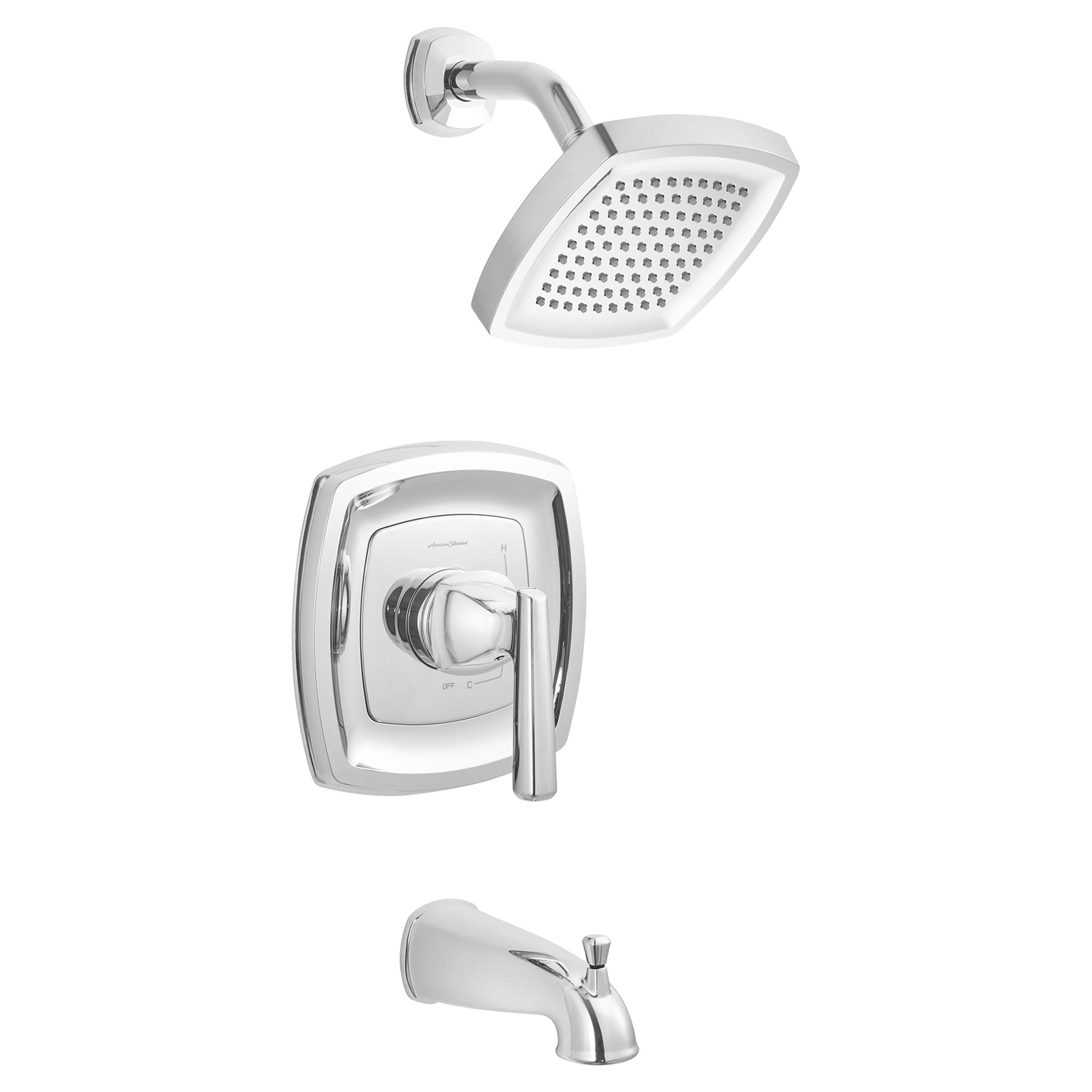 Edgemere 2.5 GPM Tub and Shower Trim Kit with Lever Handle